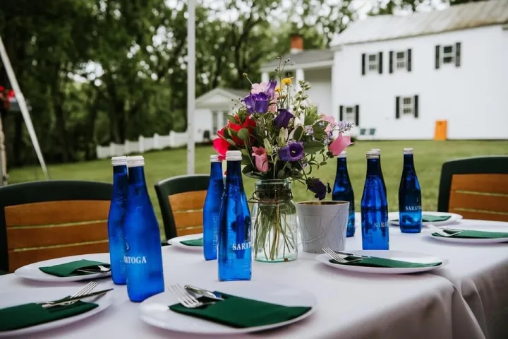 a bottle of wine on a table